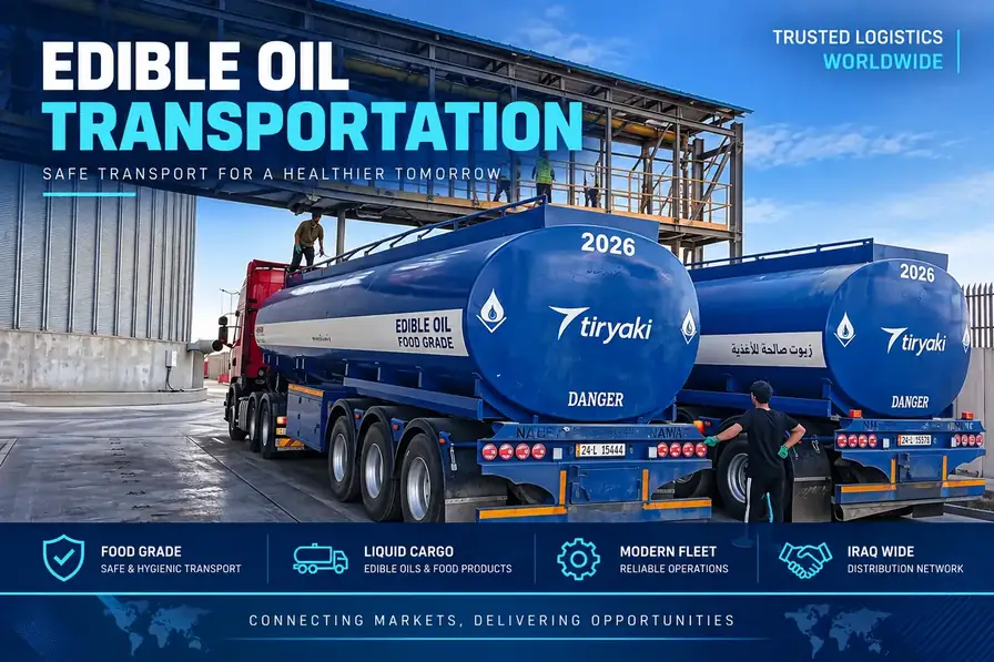 Edible oil transportation in Iraq