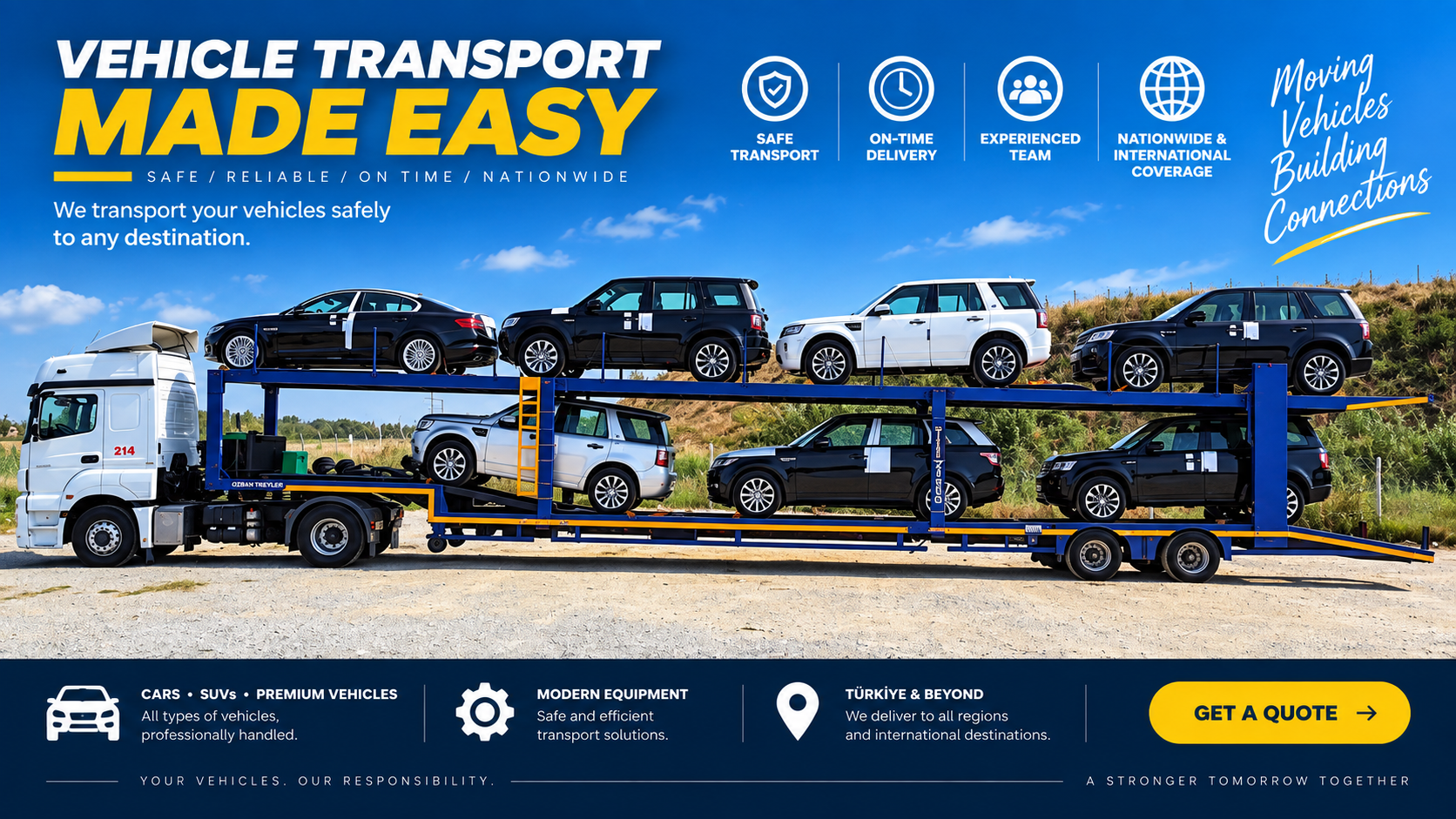 Vehicle transportation operation 10