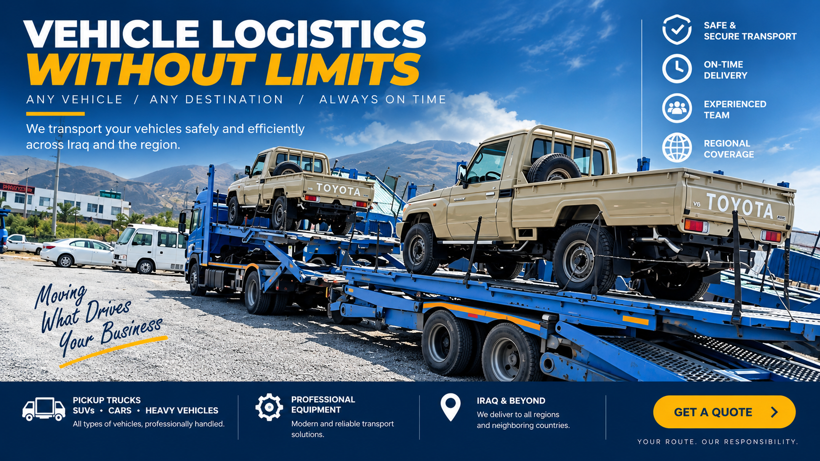 Vehicle transportation operation 21