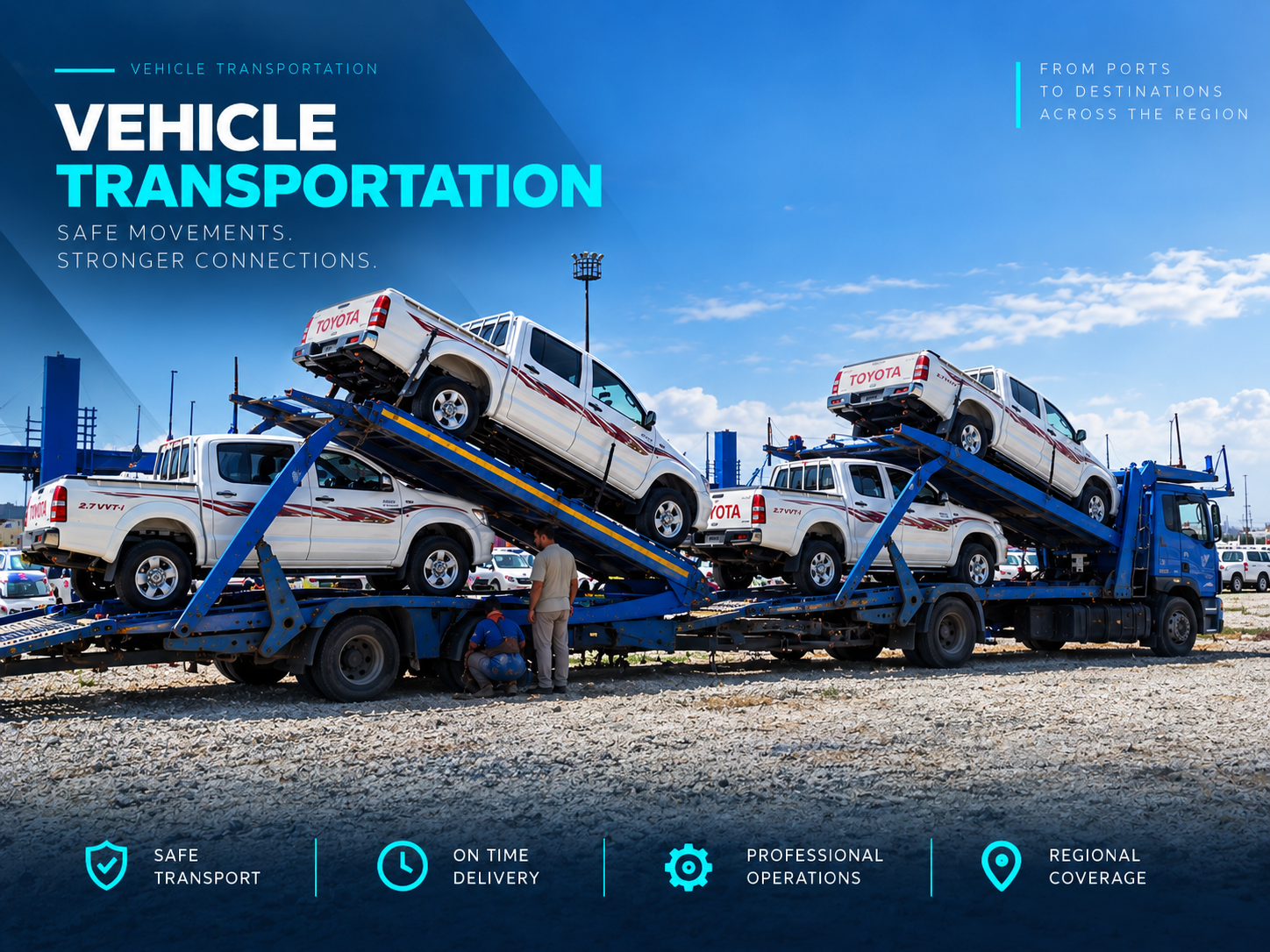 Vehicle transportation operation 25